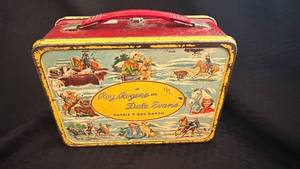 lot 76 image: Vintage Roy Rogers and Dale Evans Lunchbox with Thermos