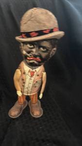 lot 97 image: 1930s Original Louis Marx & Co. Tin Litho Wind-up Toy Character Andy