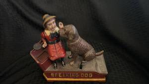lot 115 image: Antique Speaking Dog Mechanical Bank