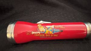 lot 179 image: Vintage Captain Ray-O-Vac Flashlight - Unverified Condition