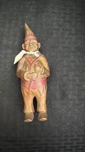 lot 237 image: Vintage Clown Cast Iron Still Bank with Paint Loss