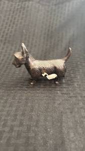 lot 238 image: Vintage Cast Iron Scottish Terrier Dog Figure