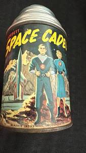 lot 267 image: Vintage Space Cadet Thermos with Red Cap
