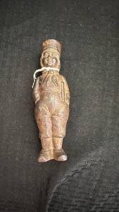 lot 270 image: Vintage Cast Iron Schoenhut Toy Showman Figurine