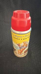 lot 285 image: Vintage Roy Rogers and Dale Evans Double R Bar Ranch Thermos
