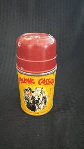 lot 293 image: Vintage Hopalong Cassidy Thermos - Rare Collectible