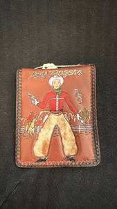 lot 296 image: Vintage Roy Rogers Leather Wallet