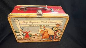 lot 301 image: Vintage Roy Rogers & Dale Evans Lunchbox - Double R Bar Ranch
