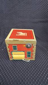 lot 305 image: Vintage J. Chein & Co. National Bank Mechanical Tin Toy