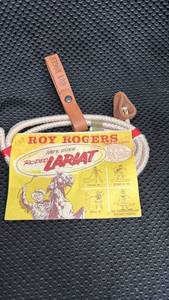 lot 332 image: Roy Rogers Rodeo Lariat with Original Packaging