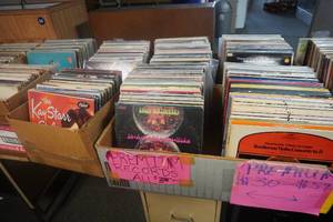 lot 4 image: 9 Boxes of Various LP Records From a Variety of Artists