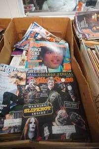 lot 30 image: Collection of Vintage Rolling Stone and Gold Mine Magazines