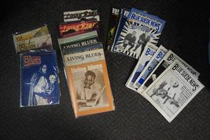 lot 39 image: Large Collection of Blues Themed Magazines