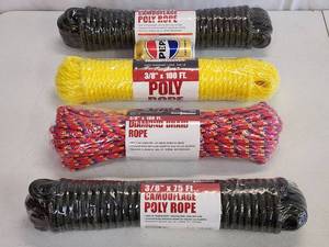 lot 231 image: (4) Tie Down Cargo Ropes