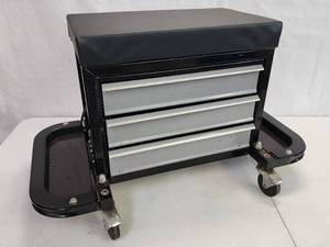 lot 277 image: (2) Drawer Mechanics Rolling Stool