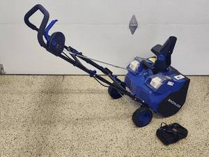 lot 291 image: Cordless Snow Joe Snow Blower