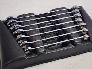 lot 87 image: Snap-On 7 pc. Open Box Metric Wrench Set