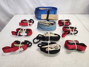lot 239 image: Assorted Cargo Ratchet Straps