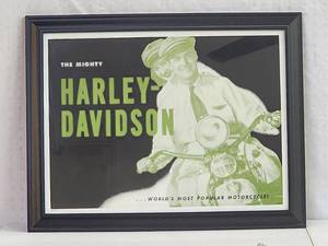 lot 52 image: Harley Davidson Framed Picture