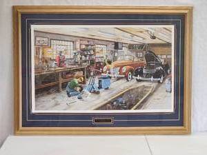 lot 78 image: Fort Ford & A Cord Artwork Hand signed by Minnesota Artist Ken Zylla