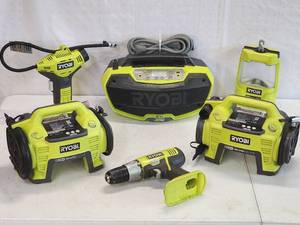 lot 188 image: (4) Ryobi Cordless Tools