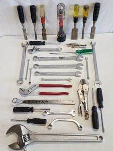 lot 281 image: Assorted Shop Hand Tools