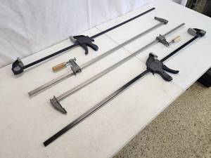 lot 259 image: (4) Woodworking Clamps