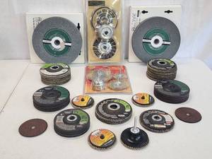 lot 157 image: Large Assortment of Grinding Wheels and Cutoff Discs
