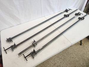 lot 264 image: (4) Woodworking Pipe Clamps