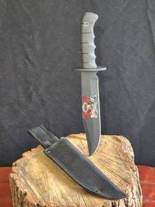 lot 132 image: Commemorative Combat Knife with Sheath