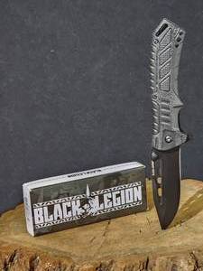 lot 105 image: Black Legion Locking Blade Knife