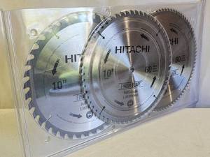 lot 370 image: (3) Hitachi 10 Saw Blades