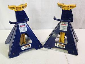 lot 340 image: Set of Lincoln 5 Ton Jack Stands