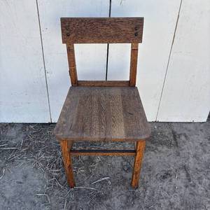 lot 12 image: Wooden Project Chair