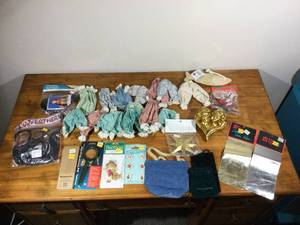 lot 74 image: Lot of Sewing and Craft Supplies, 15 doll pants