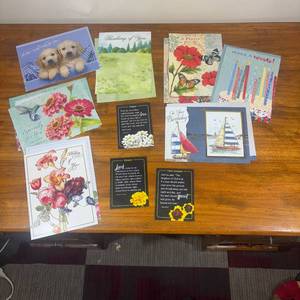 lot 89 image: Misc Cards and Flower Seeds