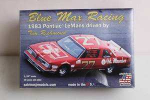 lot 67 image: 1983 Pontiac LeMans Blue Max Racing Model Kit by Salvinos JR Models