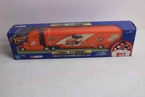 lot 92 image: Tony Stewart The Home Depot Diecast Collector Trailer Rig