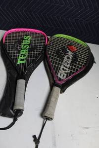 lot 115 image: Set of 2 Ektelon Power Racquetball Rackets with Cases