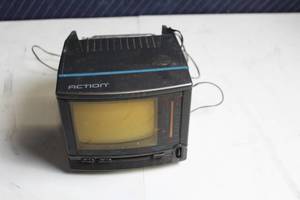 lot 117 image: Vintage Action Portable CRT TV