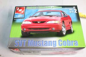 lot 169 image: AMT Ertl SVT Mustang Cobra Model Kit 125 Skill Level 2