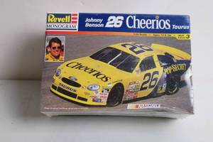 lot 203 image: Revell Monogram 124 Scale Model Kit - Johnny Benson #26 Cheerios Taurus