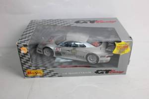 lot 205 image: 118 Maisto Mercedes CLK-GTR Die-Cast Model Car in Box