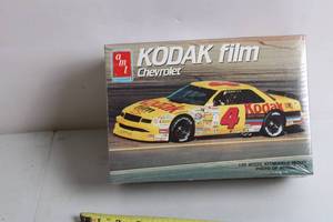 lot 218 image: AMT 125 Model Kit - Kodak Film Chevrolet Race Car #6727