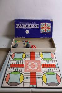 lot 221 image: Vintage Parcheesi Board Game - Popular Edition