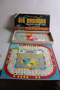 lot 222 image: The Famous Big Business National Money Game - Vintage Board Game