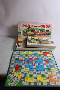 lot 225 image: Vintage Park and Shop Board Game by Milton Bradley