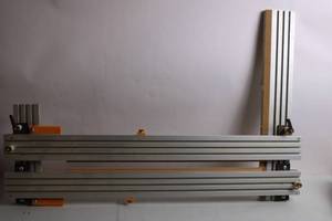 lot 247 image: Adjustable Aluminum Framing Square with Stops