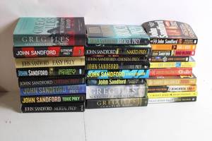 lot 288 image: Collection of 26 Hardcover Fiction Novels by Various Authors