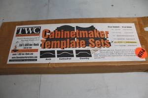 lot 306 image: Cabinetmaker Template Sets - Country Profile 20 Piece Standard Set